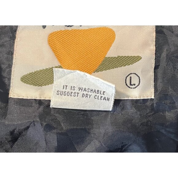 Protest Men's Colorblock Bomber Jacket 100% Silk Sz Lg ‎ Casual Retro Streetwear - Picture 4 of 9